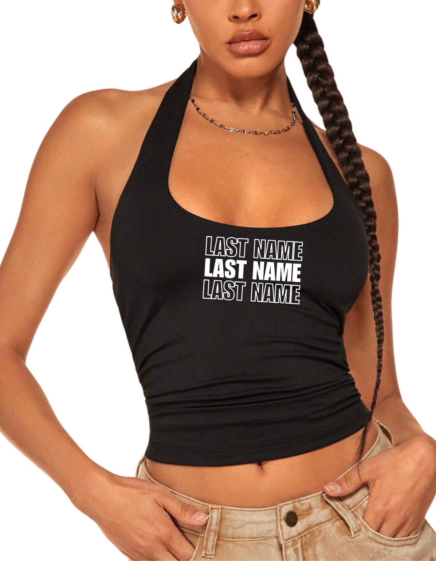 Triple Stack Halter Top