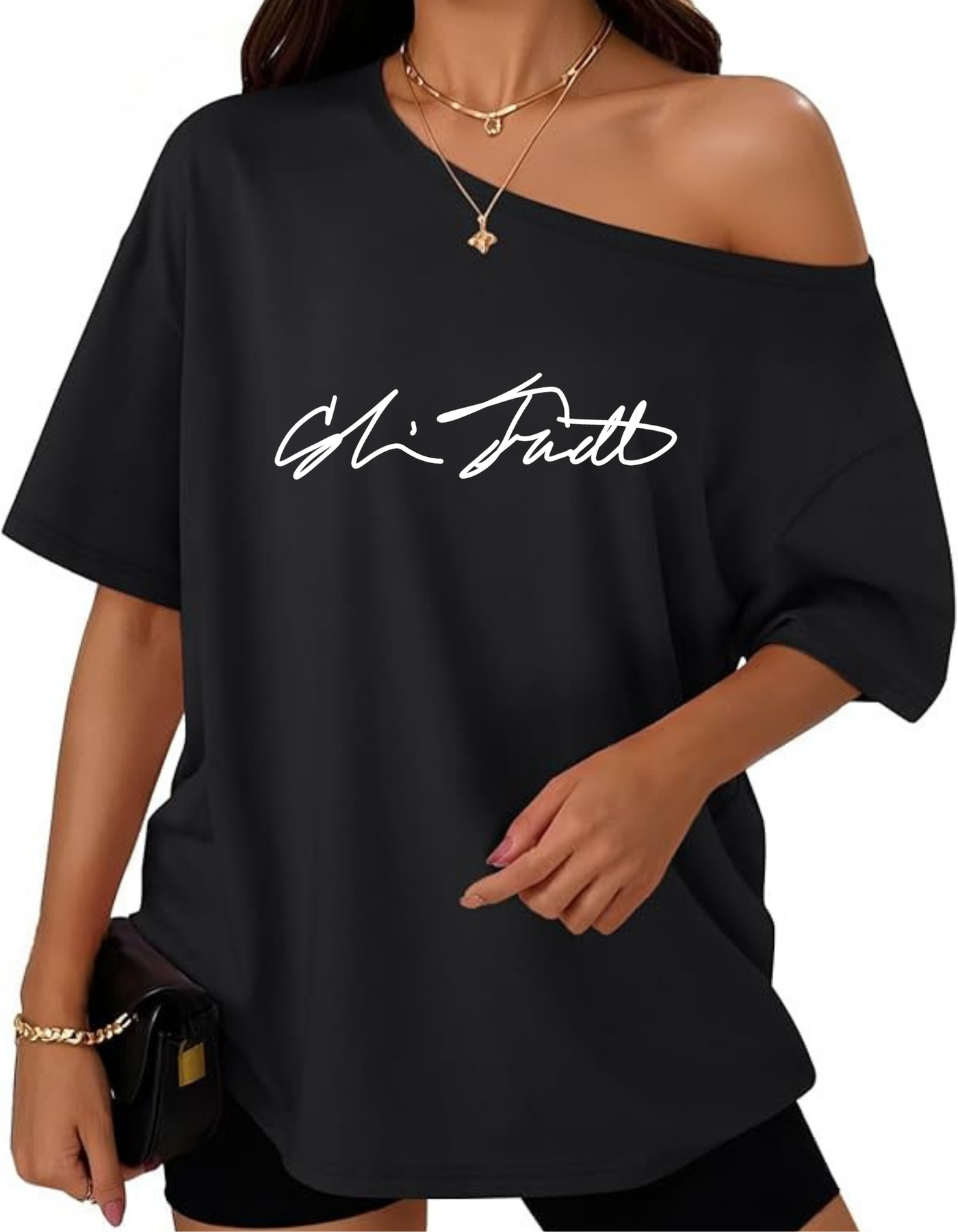 The Minimalist off the Shoulder Tee