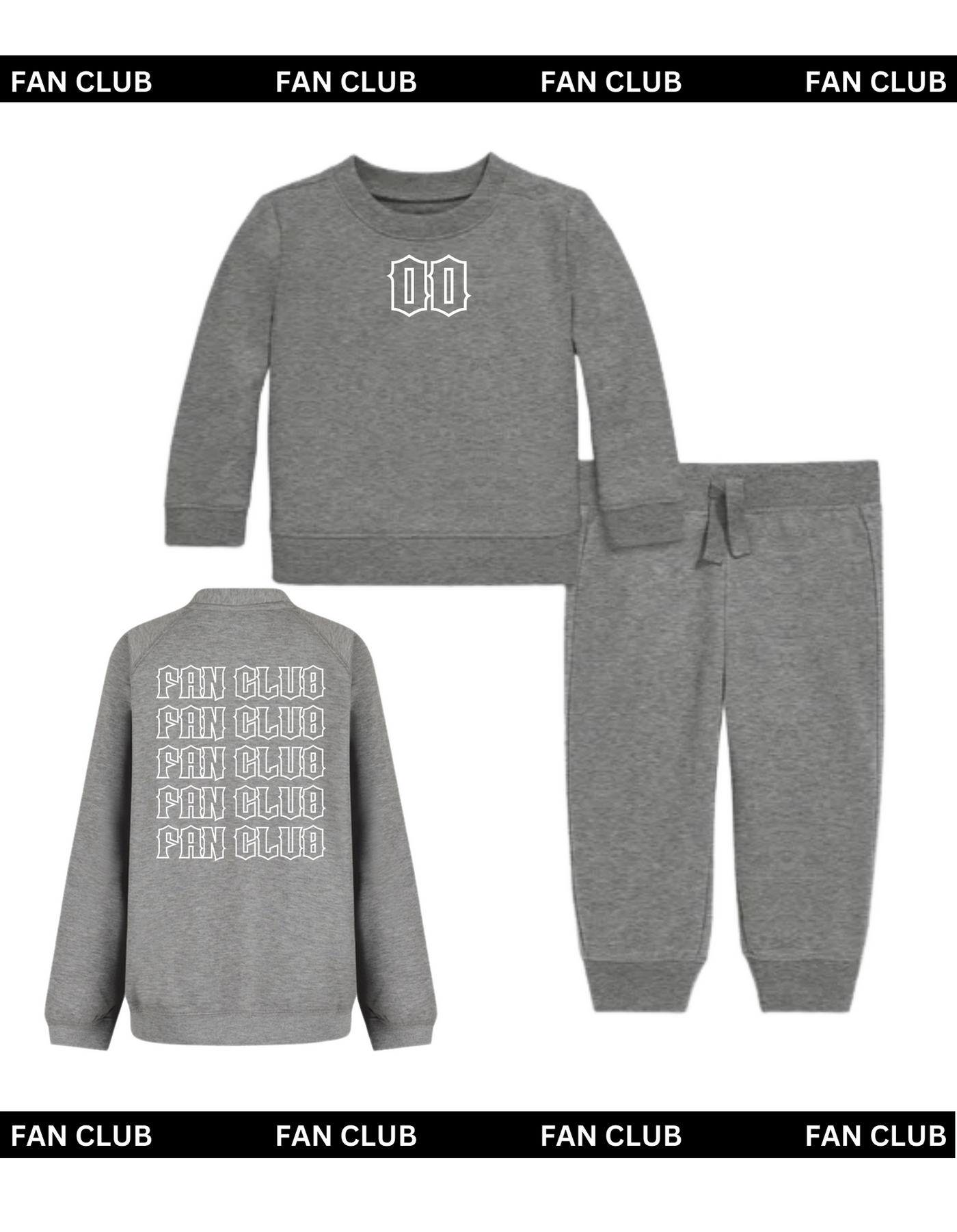 Kids Gray Sweatsuit