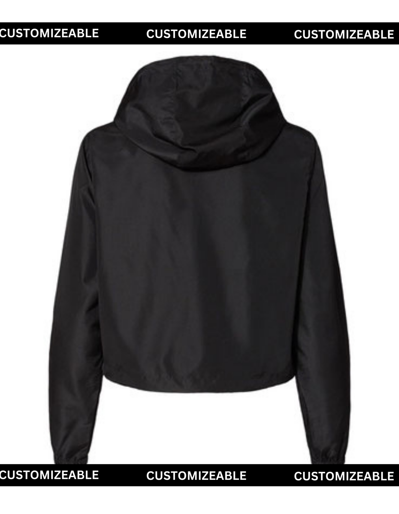 Cropped 1/4 Zip Wind Breaker