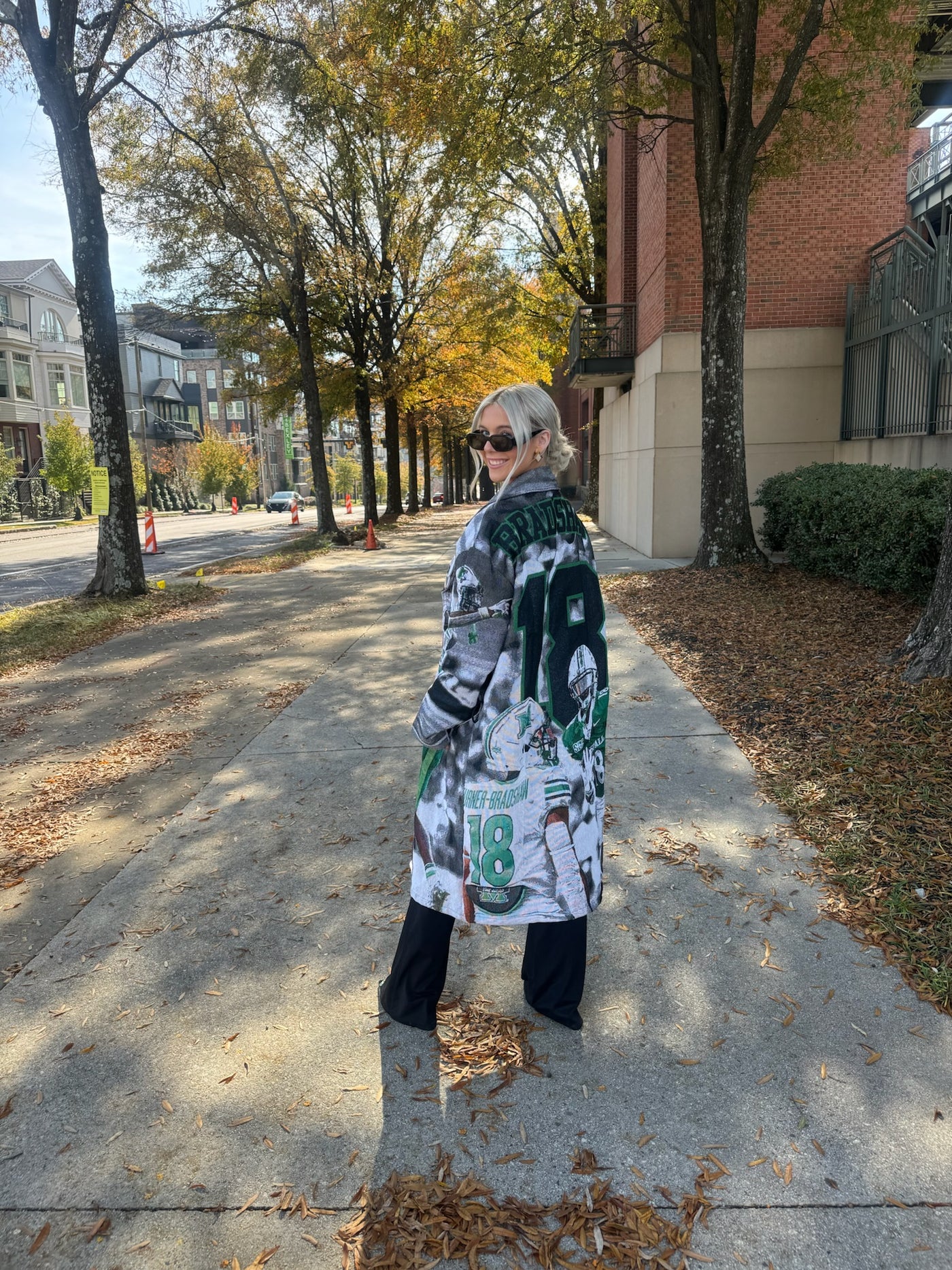 TAPESTRY TRENCH COAT