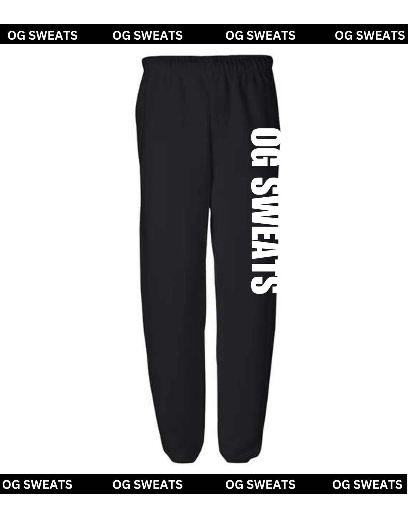 kids Black Unisex Sweatpants