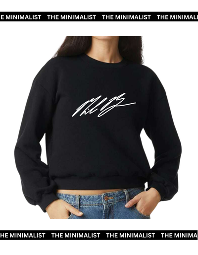 Cropped Black Sweatshirt