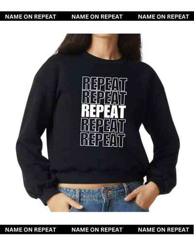 Cropped Black Sweatshirt