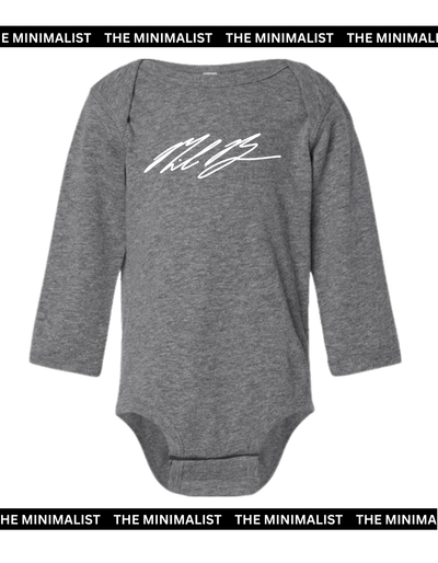 Dark Gray Long Sleeve Onesie