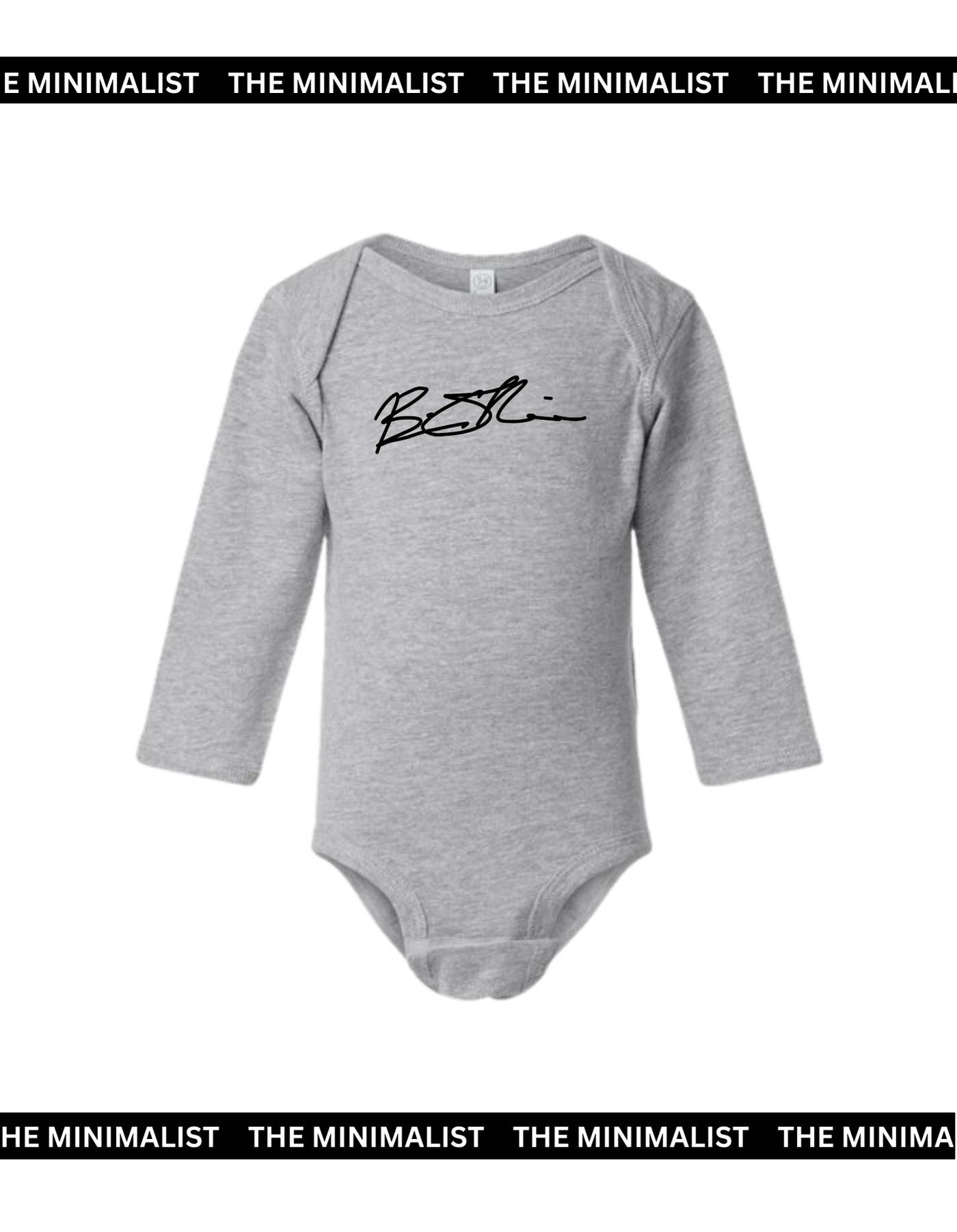 Light Gray Long Sleeve Onesie