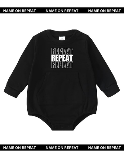 Black Long Sleeve Onesie