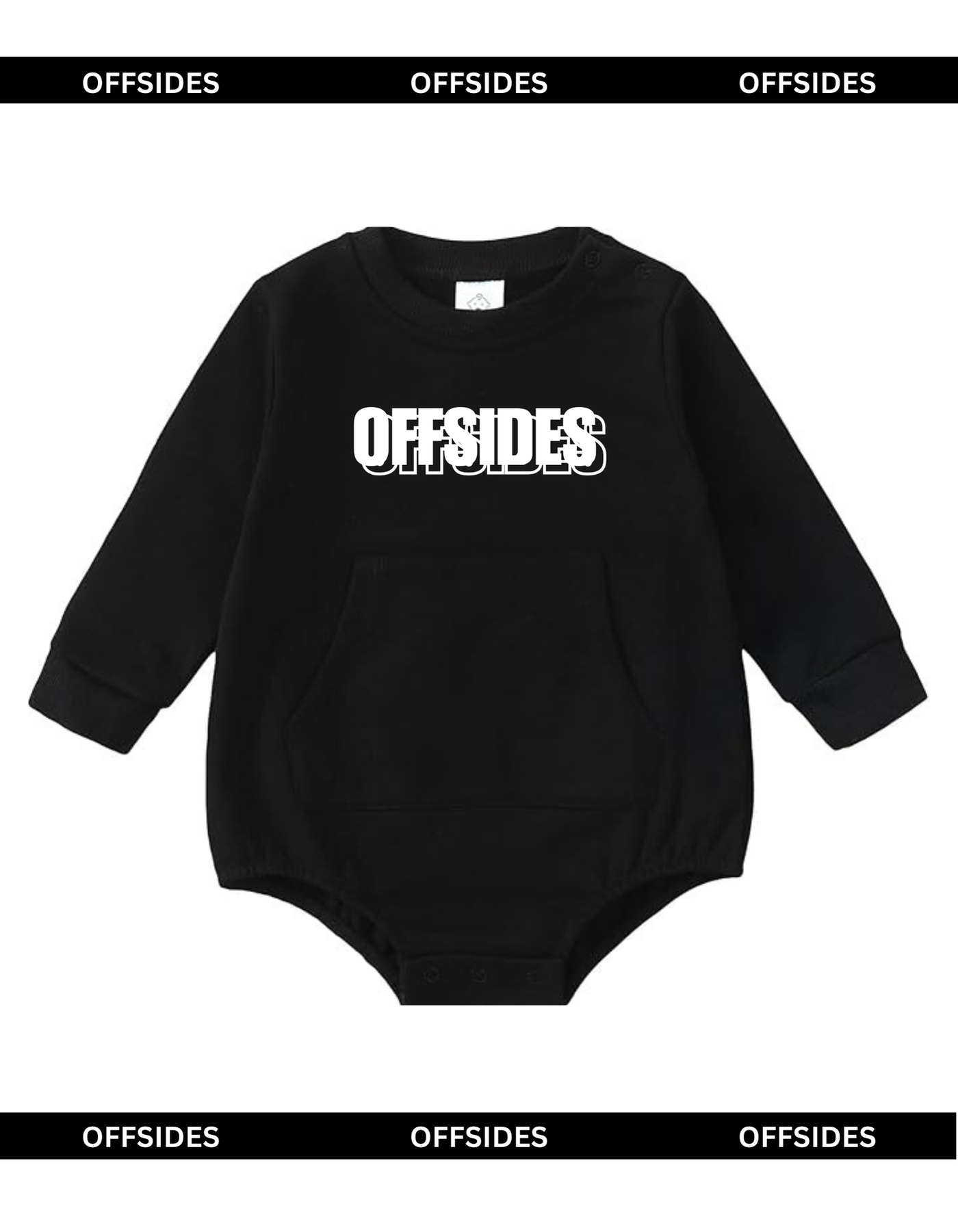 Black Long Sleeve Onesie