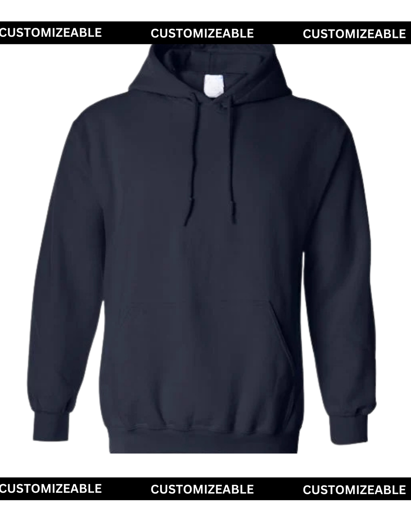 Navy Blue Unisex Hoodie