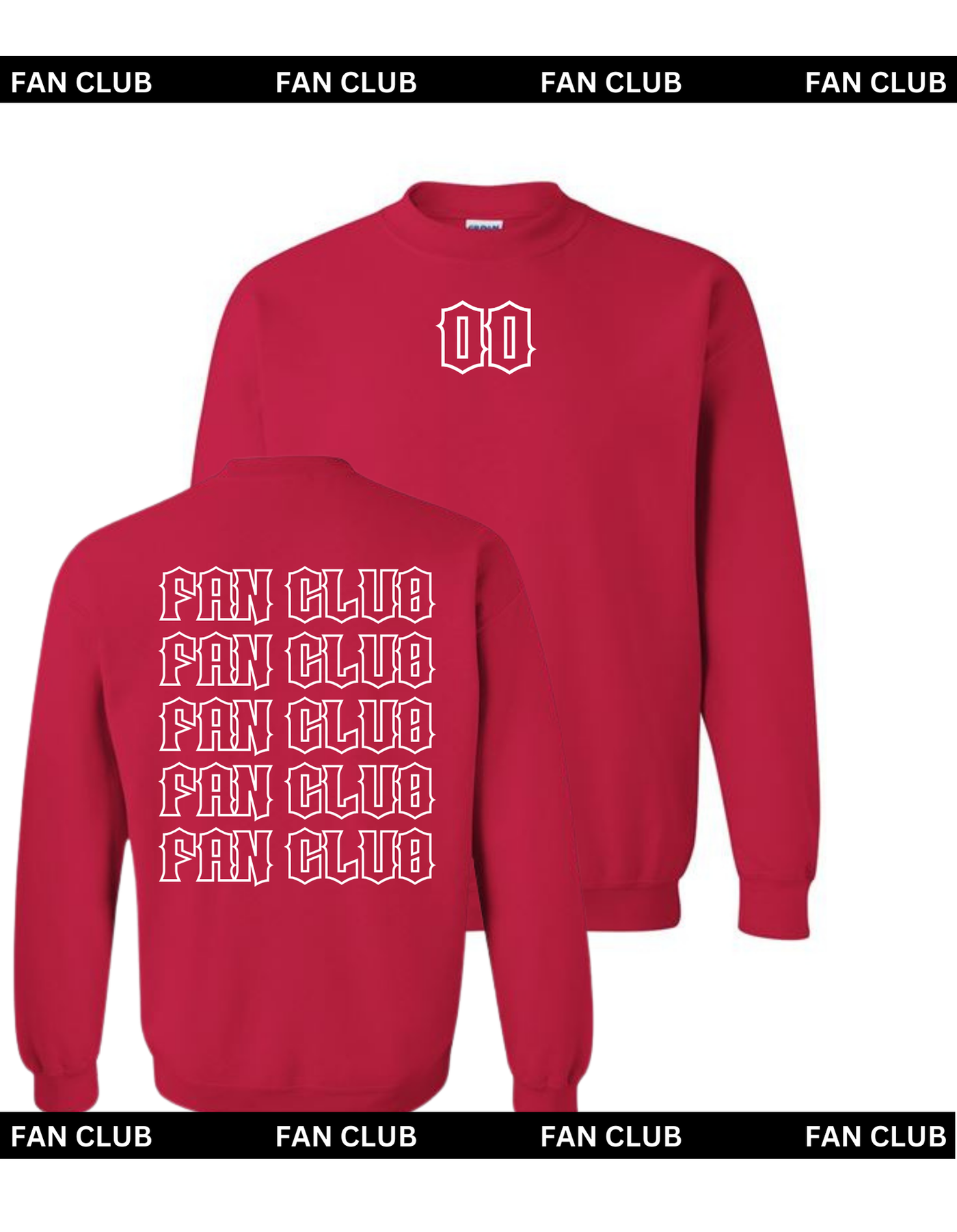 Red Unisex Sweatshirt