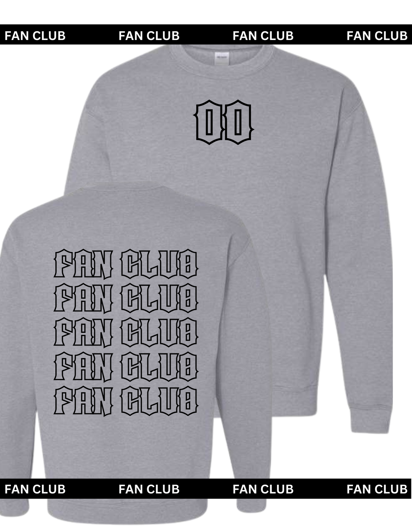 Sports Gray Unisex Sweatshirt