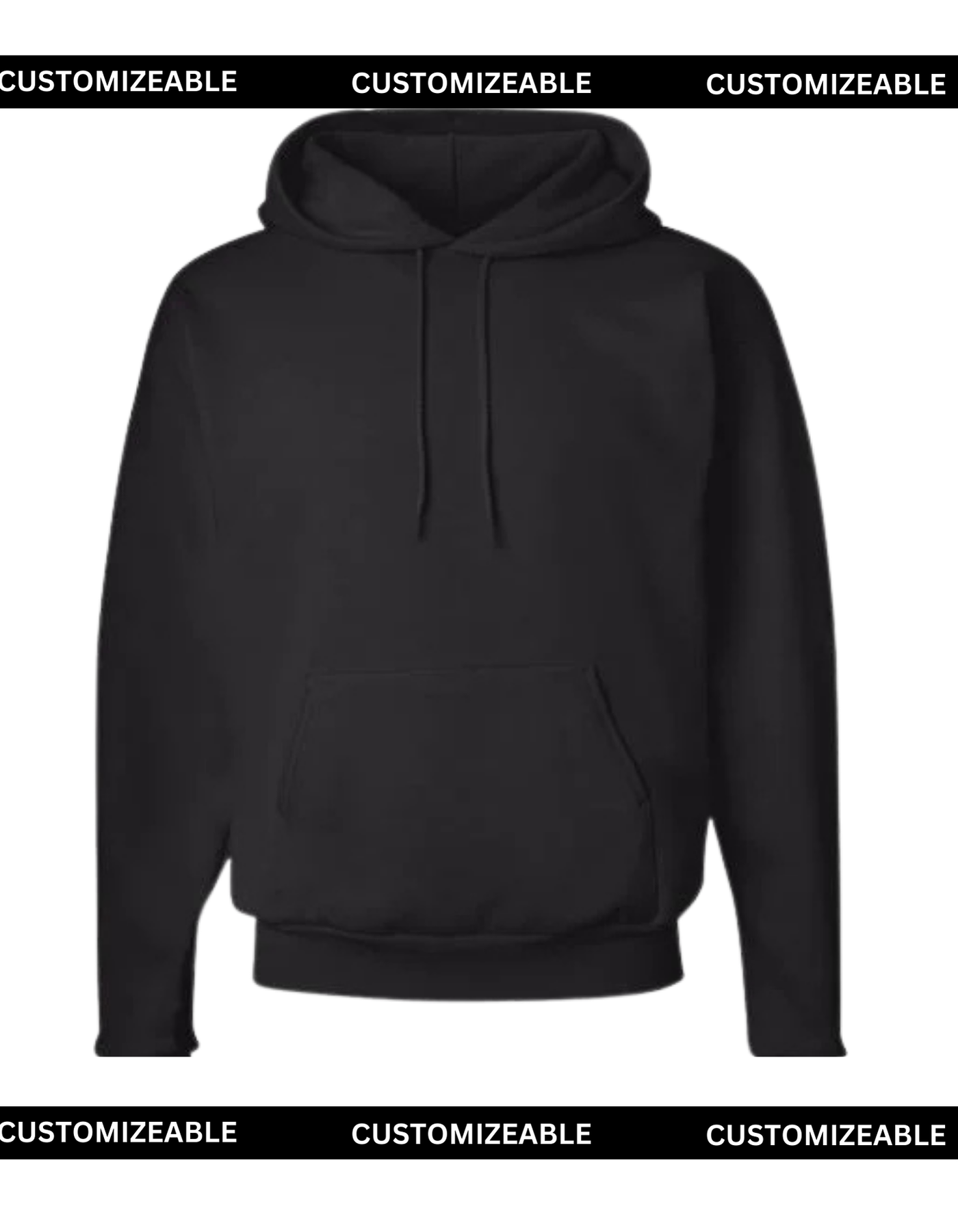 Unisex Black Hoodie