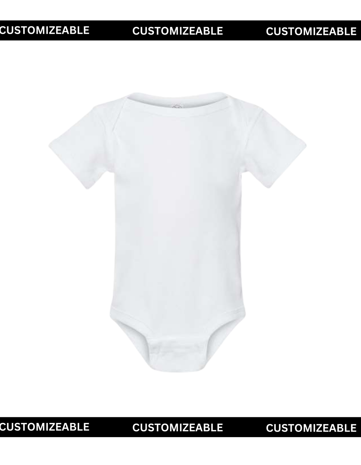 White Short Sleeve Onesie