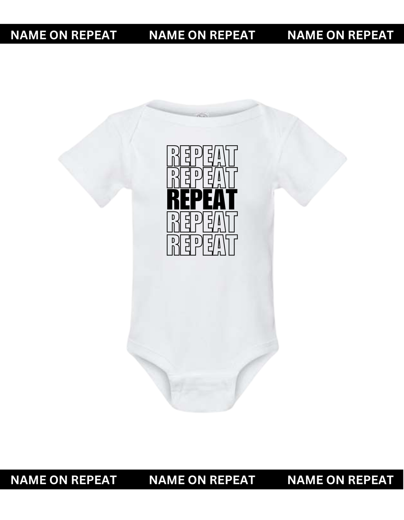 White Short Sleeve Onesie