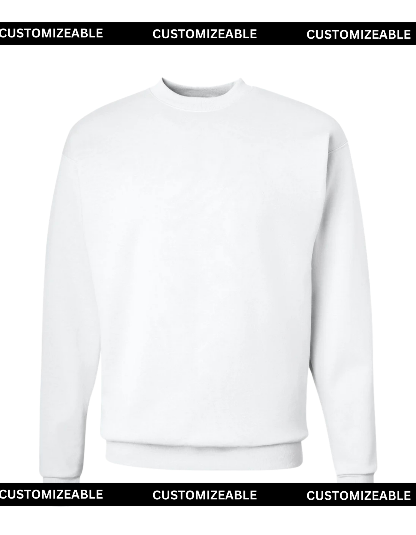 White Unisex Sweatshirt