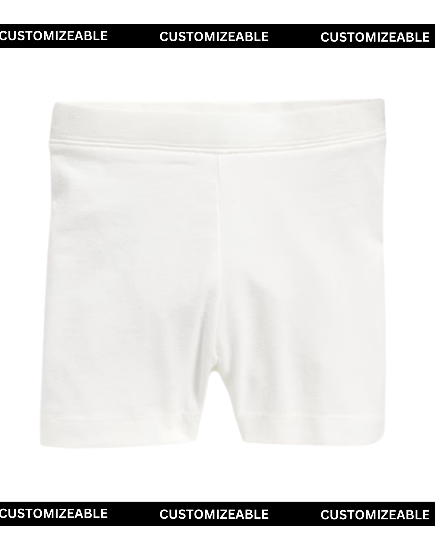 White Biker Shorts