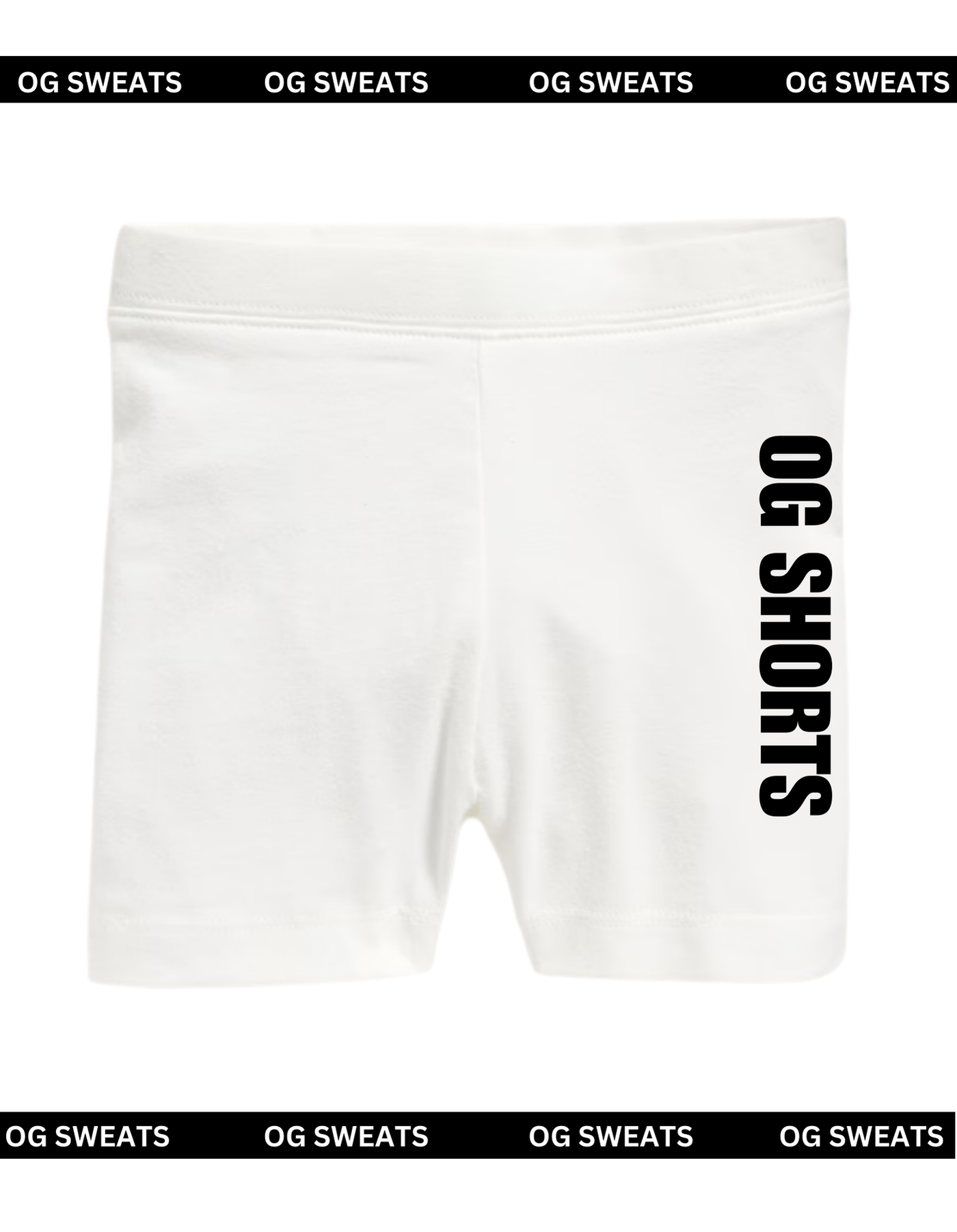 White Biker Shorts