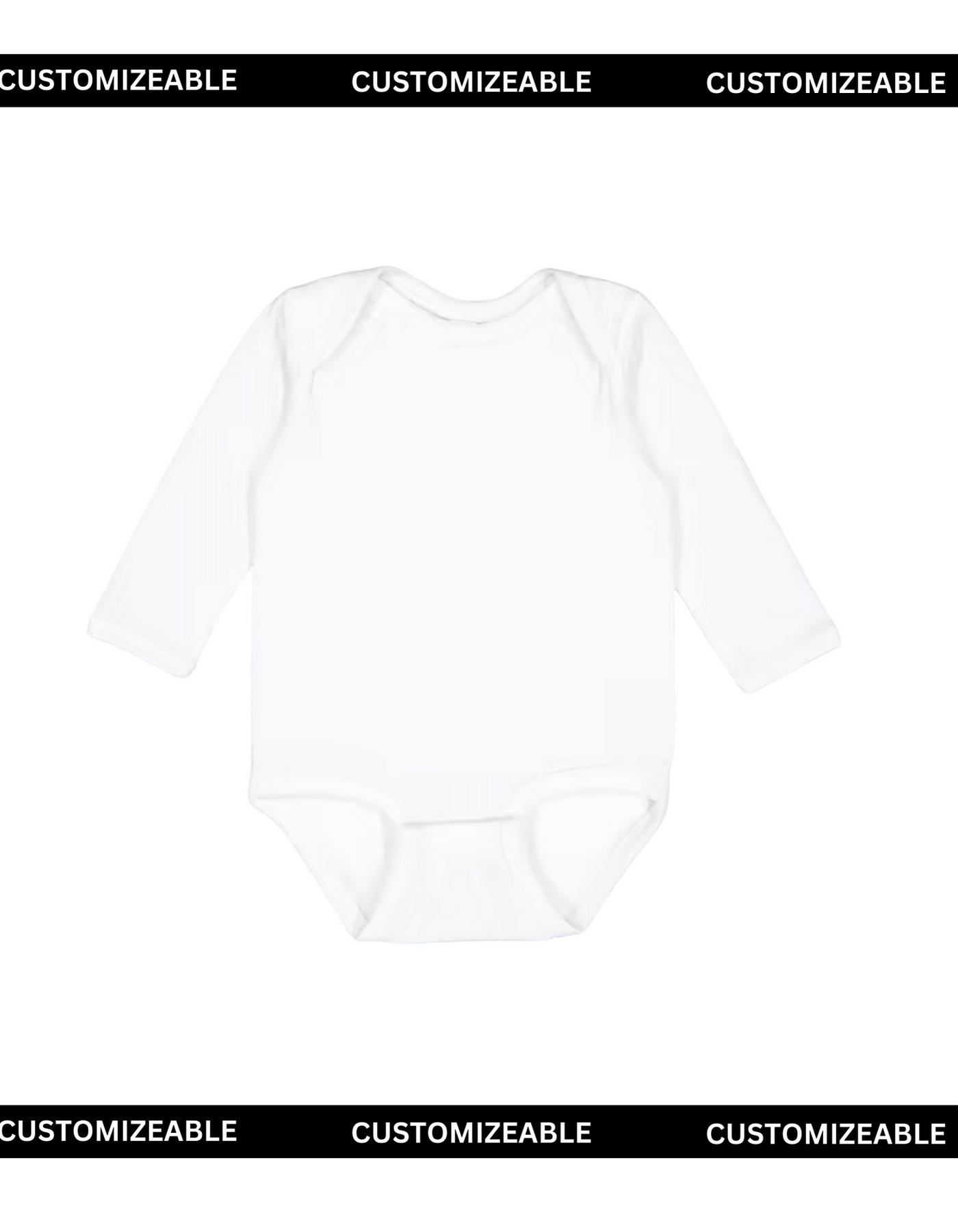 White Long Sleeve Onesie