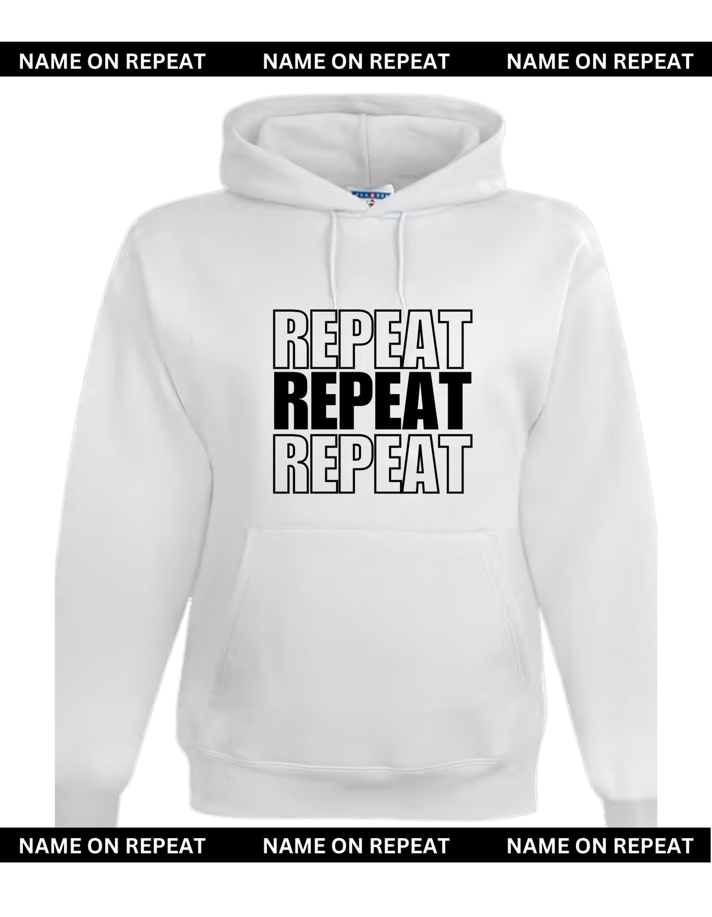 White Unisex Hoodie