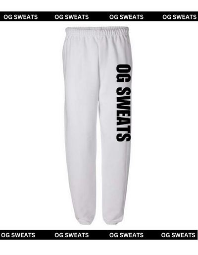 White Unisex Sweatpants