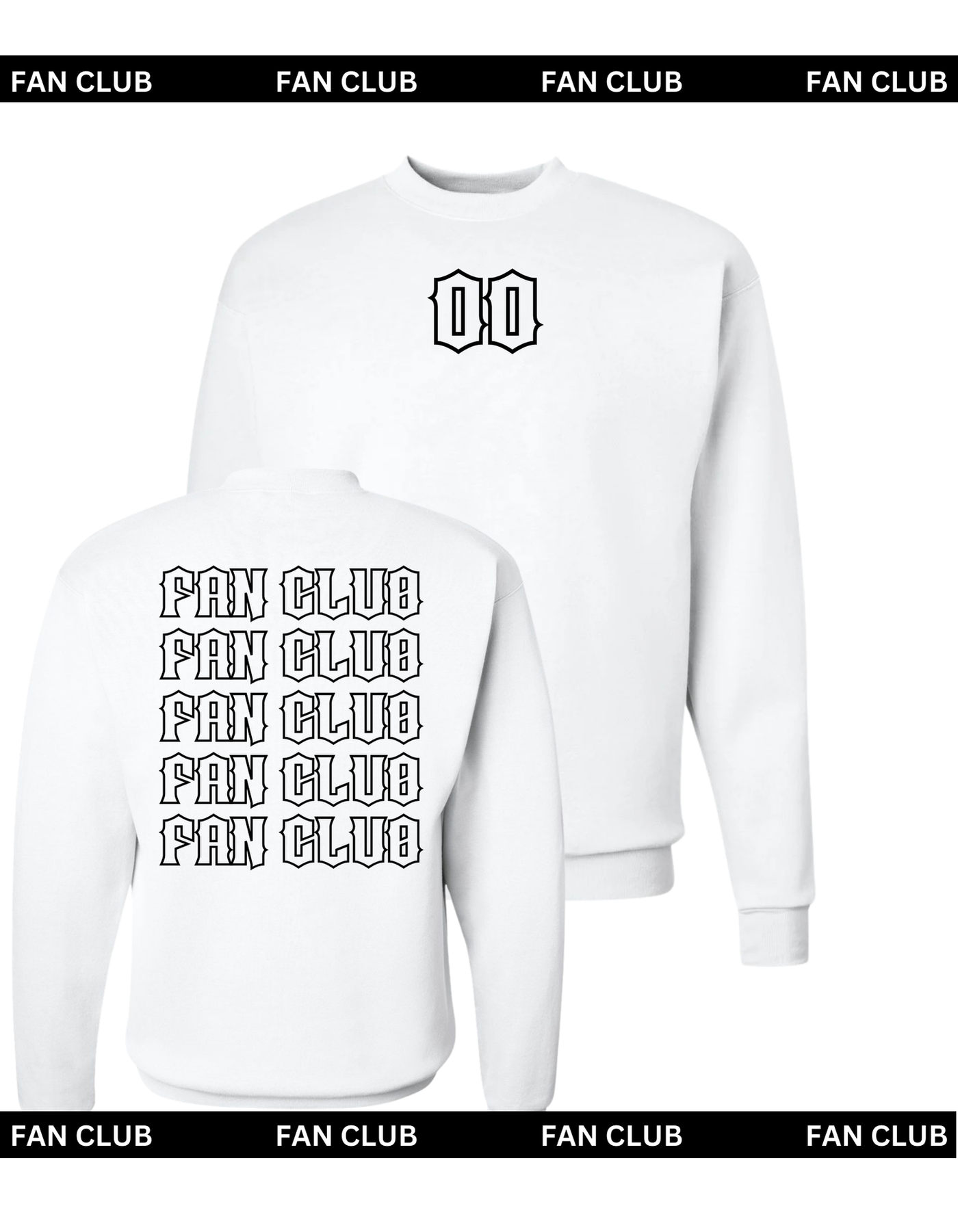 White Unisex Sweatshirt